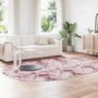 Voir la diapositive 3 : VIDAXL Tapis Shaggy a poils longs NAVARRA rose poudre 300x200 cm