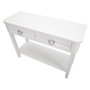 Voir la diapositive 5 : Paris Prix Console en Bois  Shine  110cm Blanc