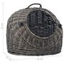 Voir la diapositive 6 : VIDAXL Cage de transport pour chats Gris 45x35x35 cm Saule naturel