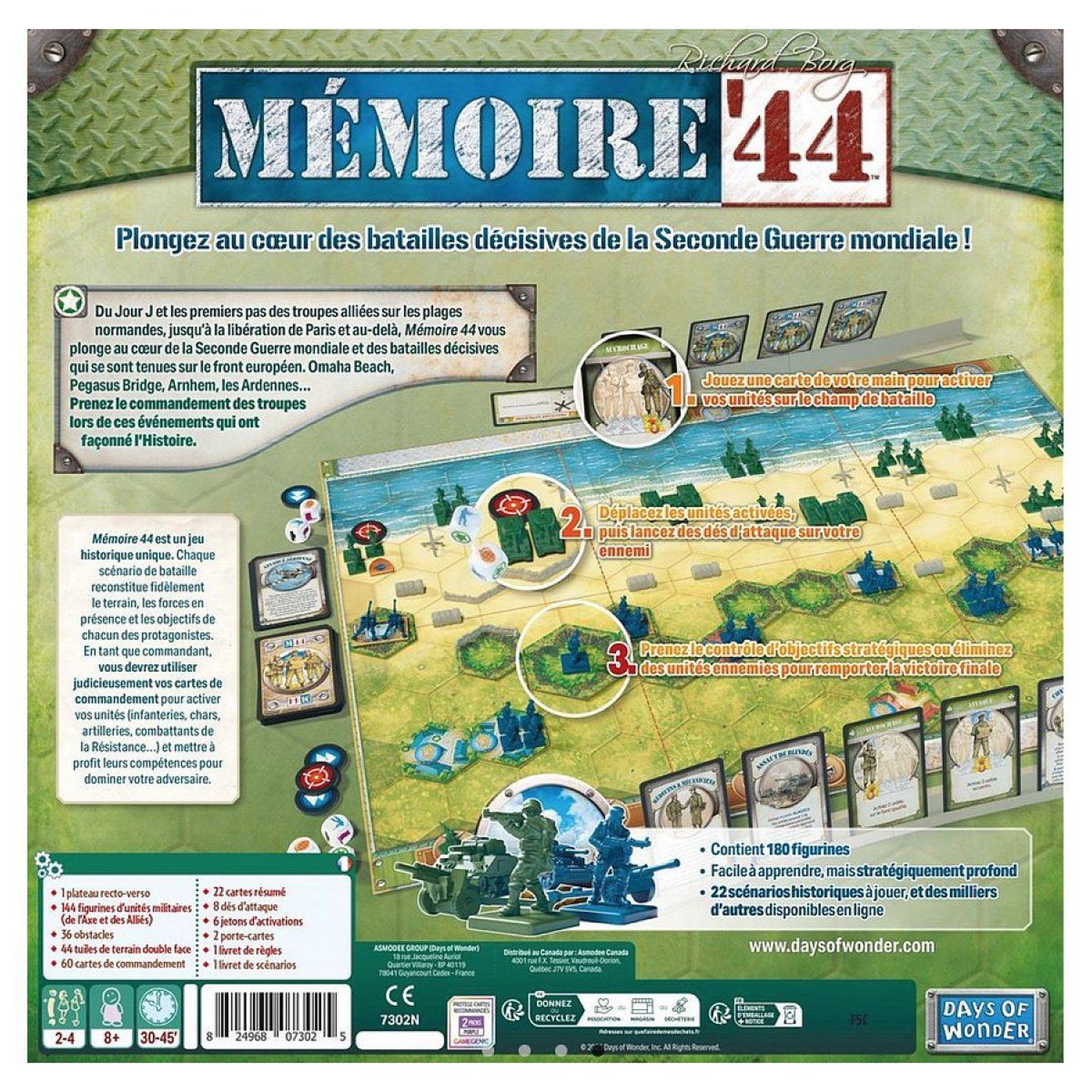 Voir la diapositive 2 : Asmodee Memoire 44 - refresh 2025