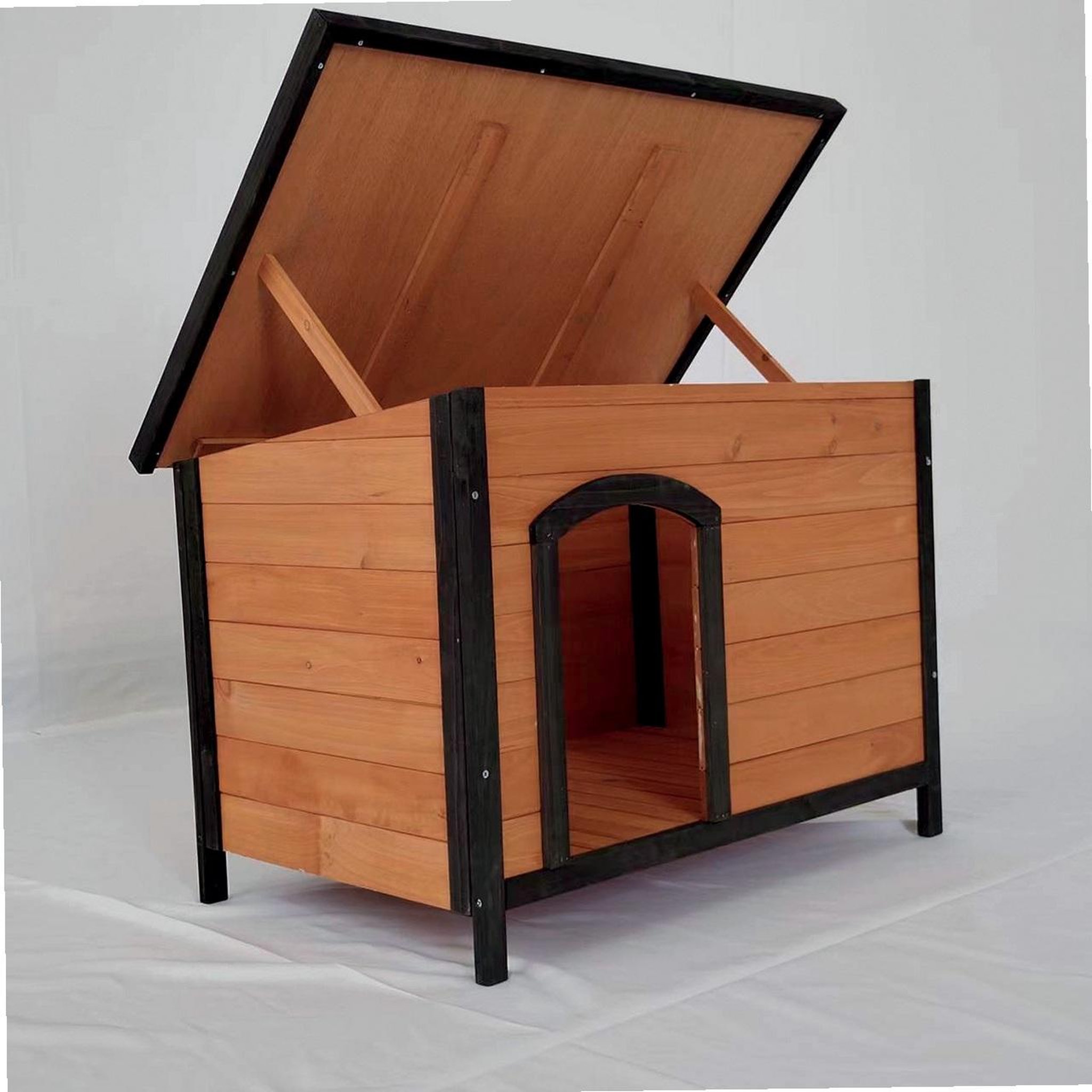 Voir la diapositive 2 : WERKAPRO Niche en bois  63,5 x 86 x h 56,5cm
