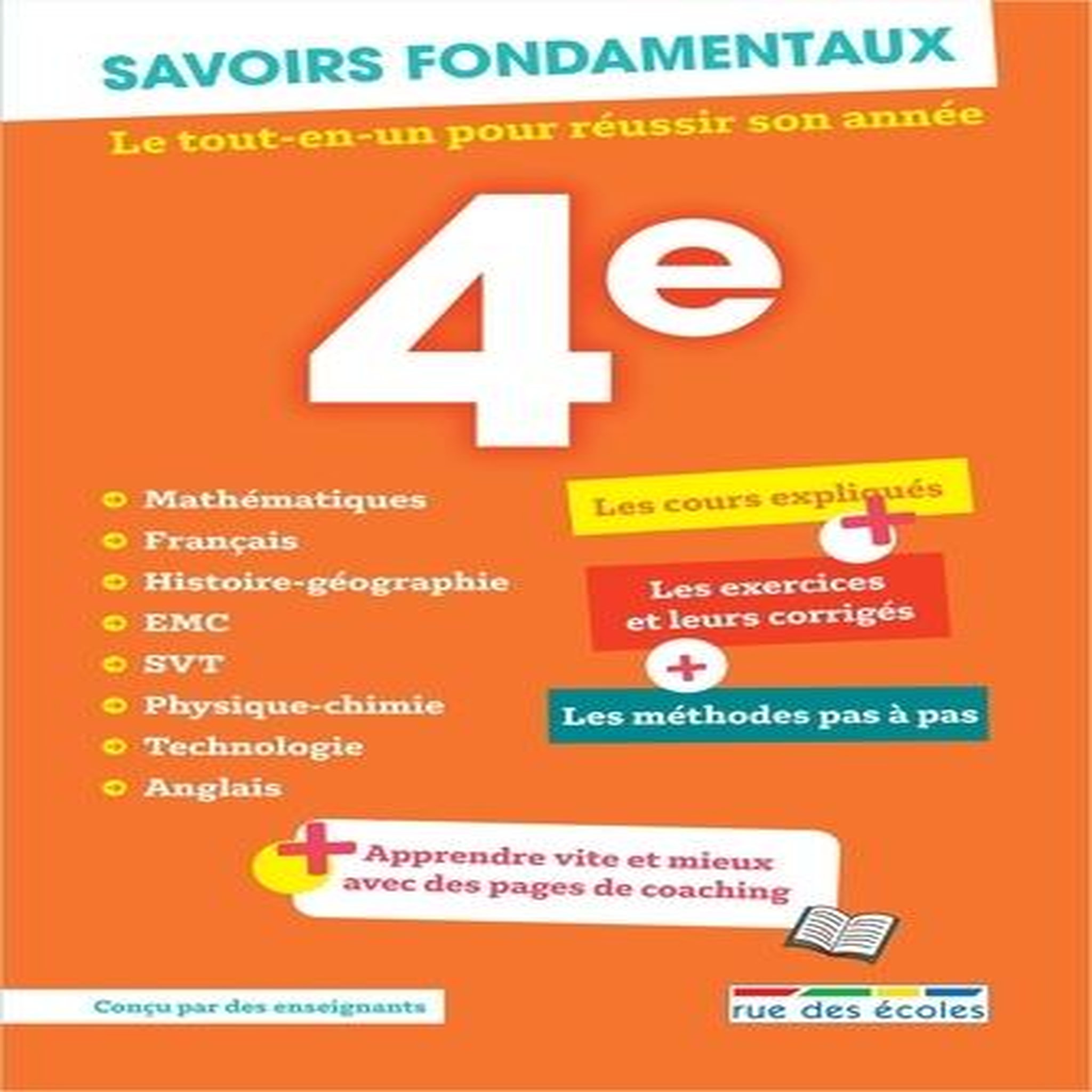 SAVOIRS FONDAMENTAUX 4E. LE TOUT-EN-UN POUR REUSSIR SON ANNEE, EDITION 2024, Cronier Aurélie