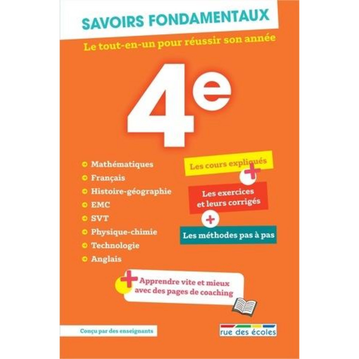 SAVOIRS FONDAMENTAUX 4E. LE TOUT-EN-UN POUR REUSSIR SON ANNEE, EDITION 2024, Cronier Aurélie
