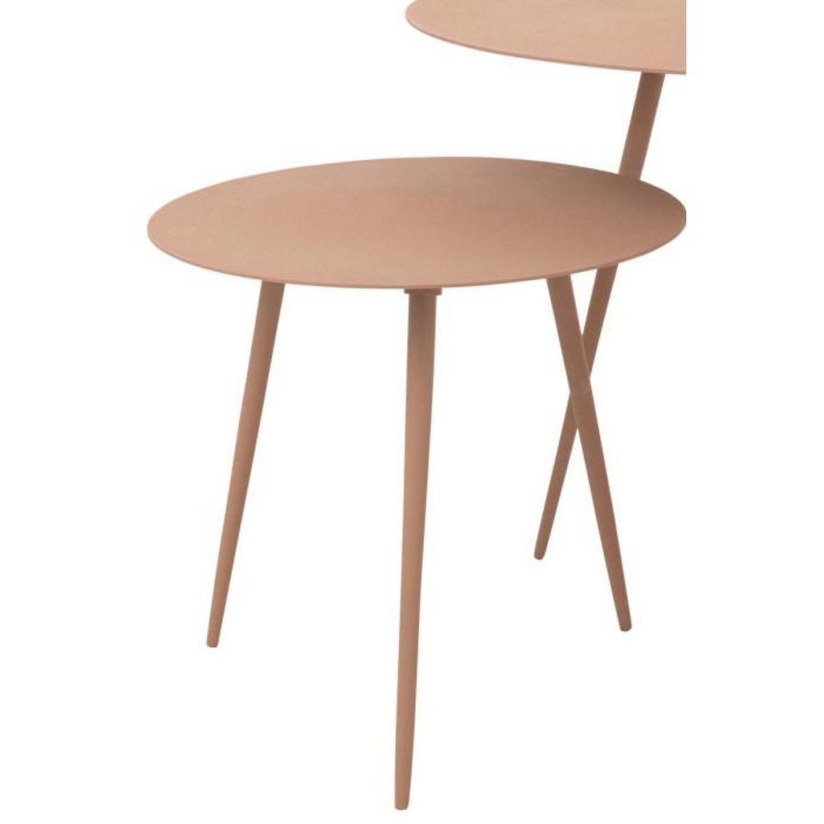Paris Prix Lot de 3 Tables Gigognes  Obi  56cm Vieux Rose