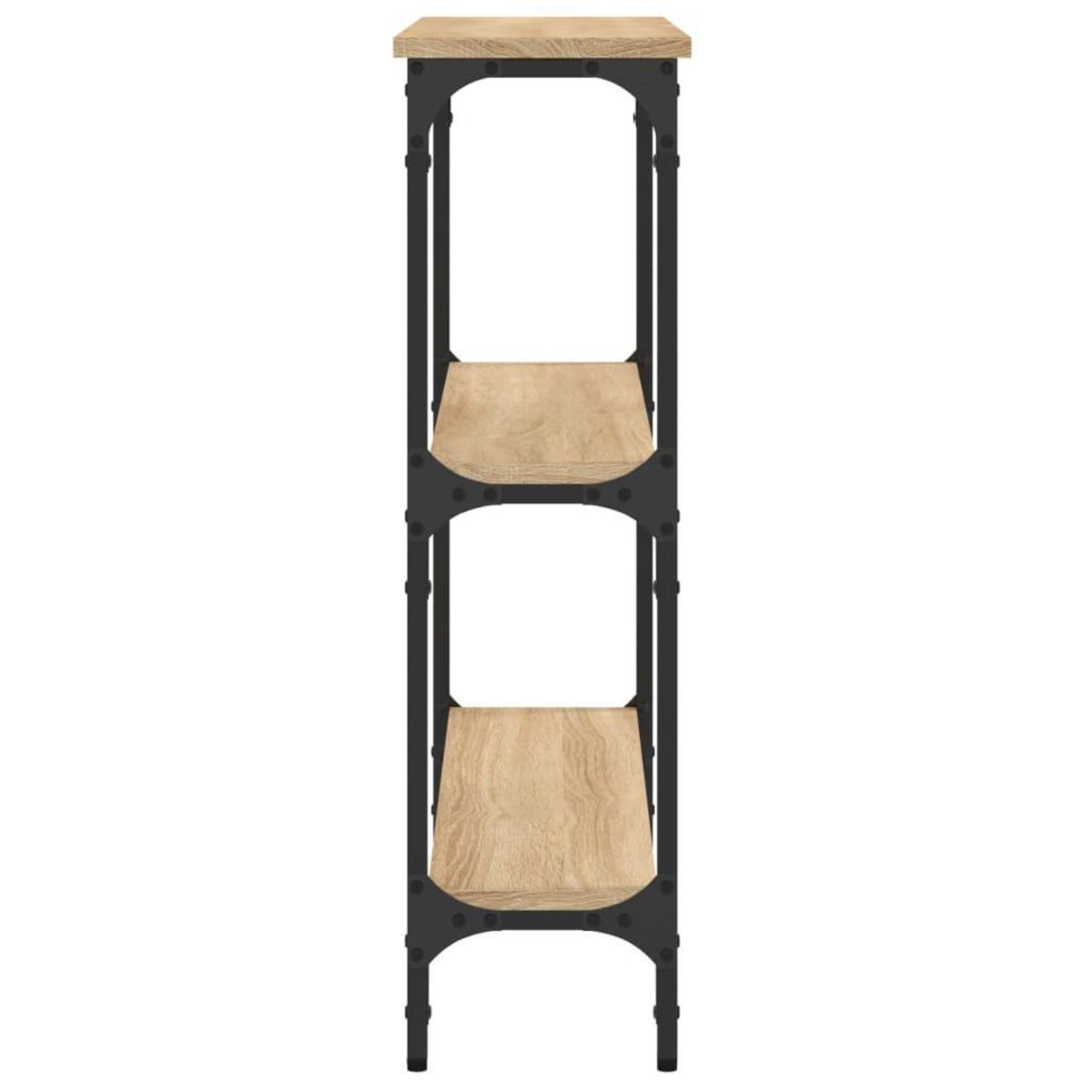 VIDAXL Table console chene sonoma 75x22,5x75 cm bois d'ingenierie