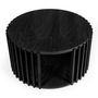 Voir la diapositive 4 : Paris Prix Table Basse Ronde Design  Drum  83cm Noir