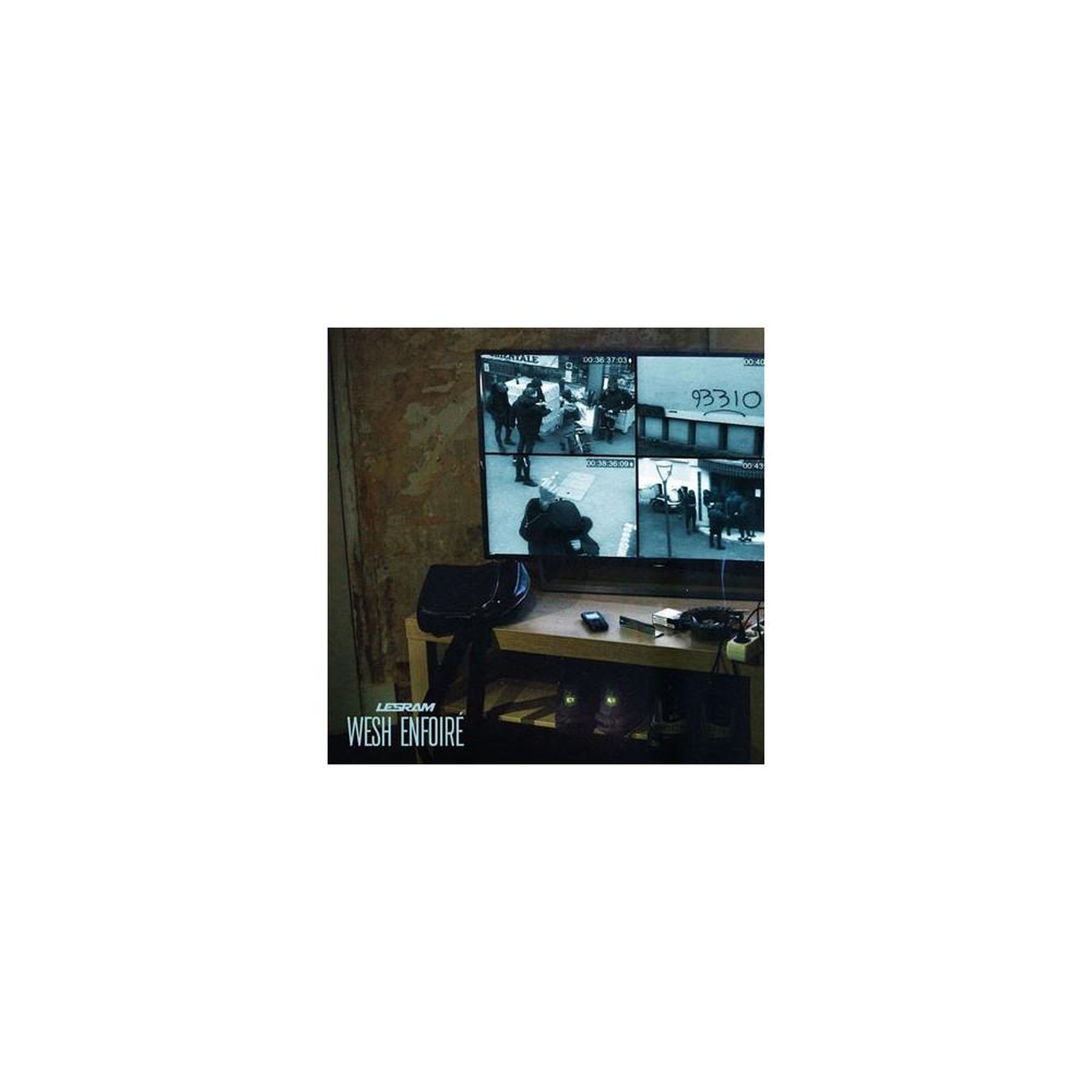 Vinyle 33t 30 cm wesh enfoiré – lesram, édition simple, rap hip-hop