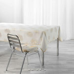 Douceur d'Intérieur Nappe antitache rectangulaire 145x240 cm Sunny Gold