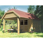Voir la diapositive 2 : Habitat et Jardin Abri jardin  Cork  - 8.88 m² - 2.98 x 2.65 x 3.09 m - 28 mm