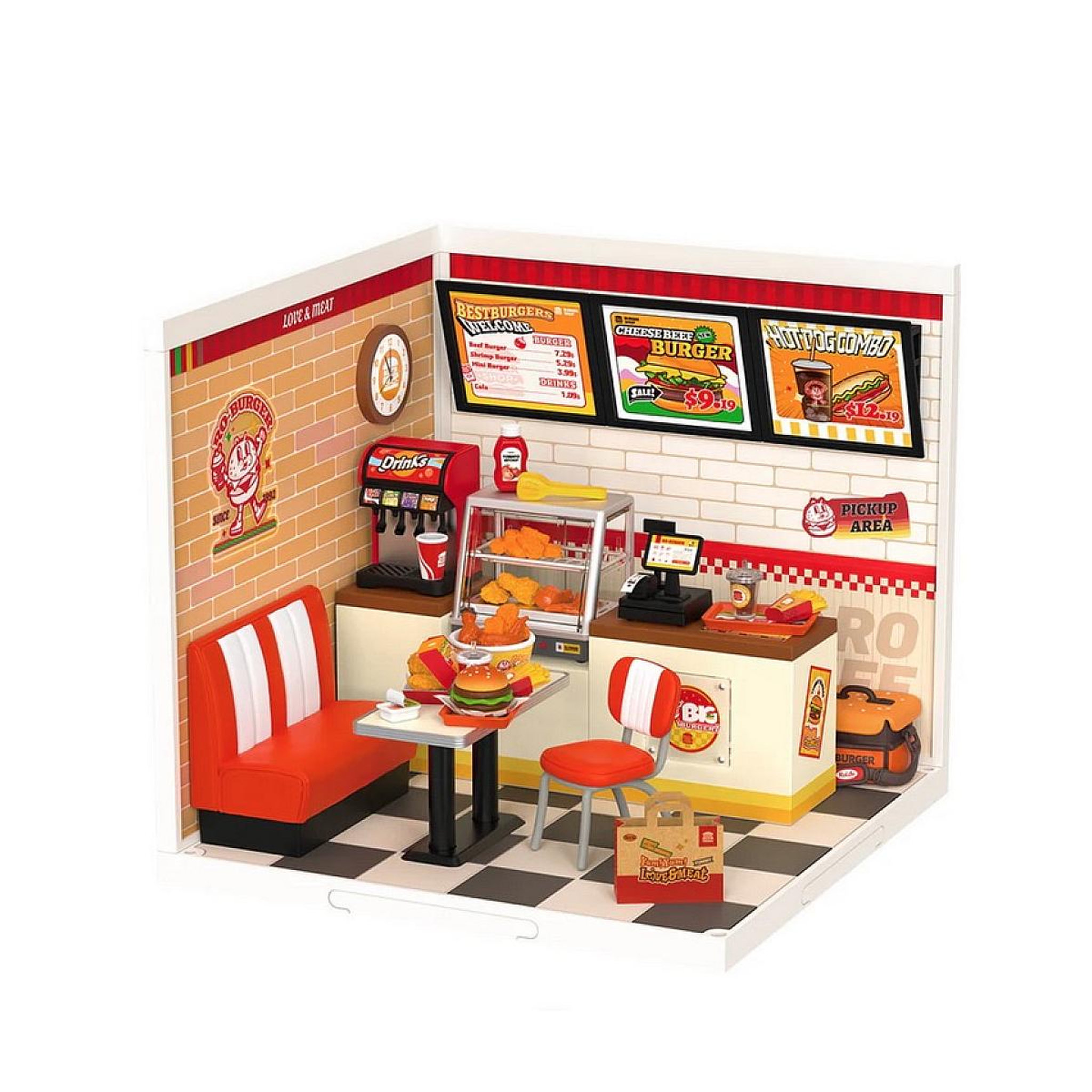 ROBOTIME Maquette Super Creator DIY Yum Yum Burgers