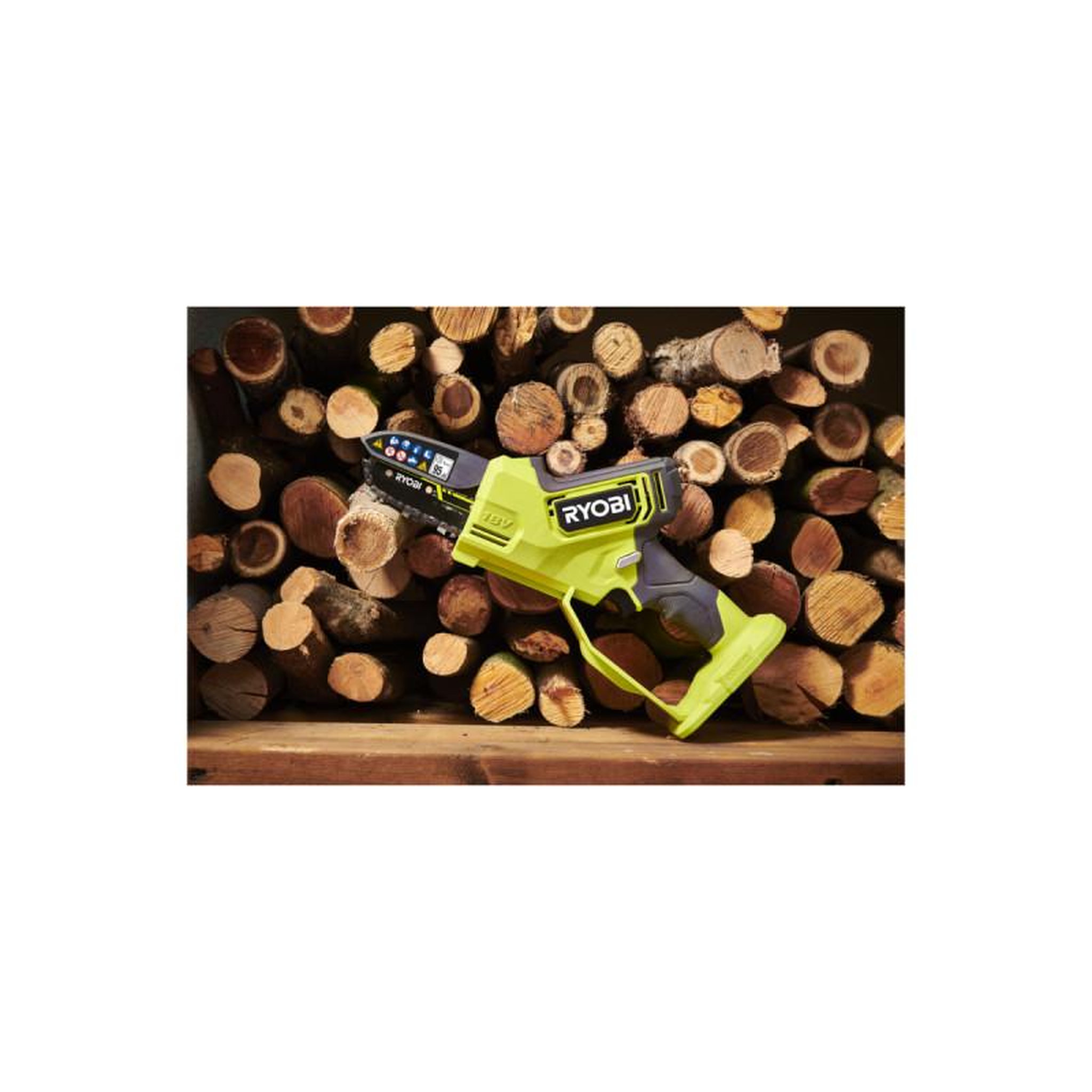 Voir la diapositive 5 : Ryobi Élagueur à main RYOBI - RY18PSX10A-120 - 18V One+ Brushless - 1 batterie 2,0 Ah - 1 chargeur