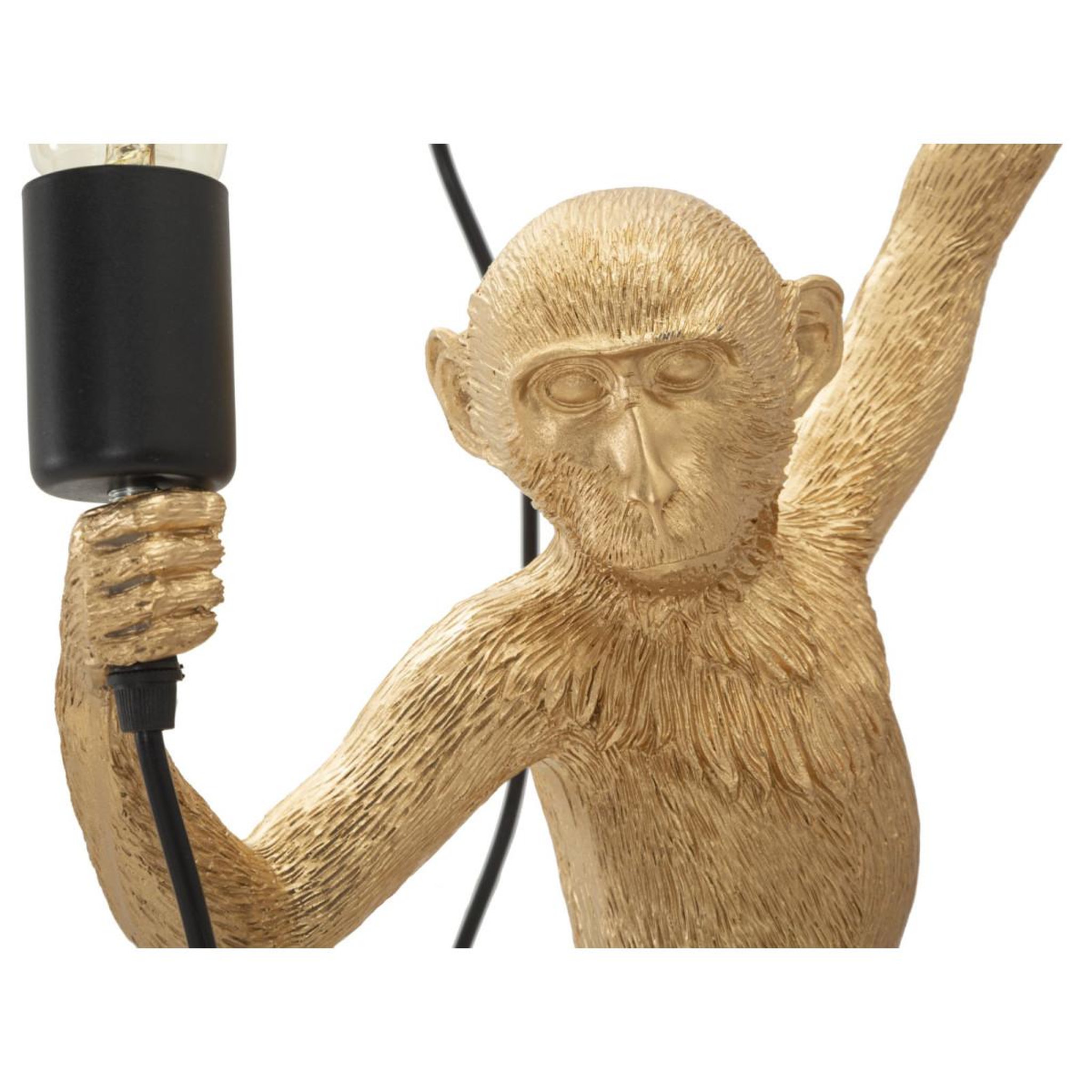 Voir la diapositive 4 : Paris Prix Lampe Murale Design  Singe  64cm Or