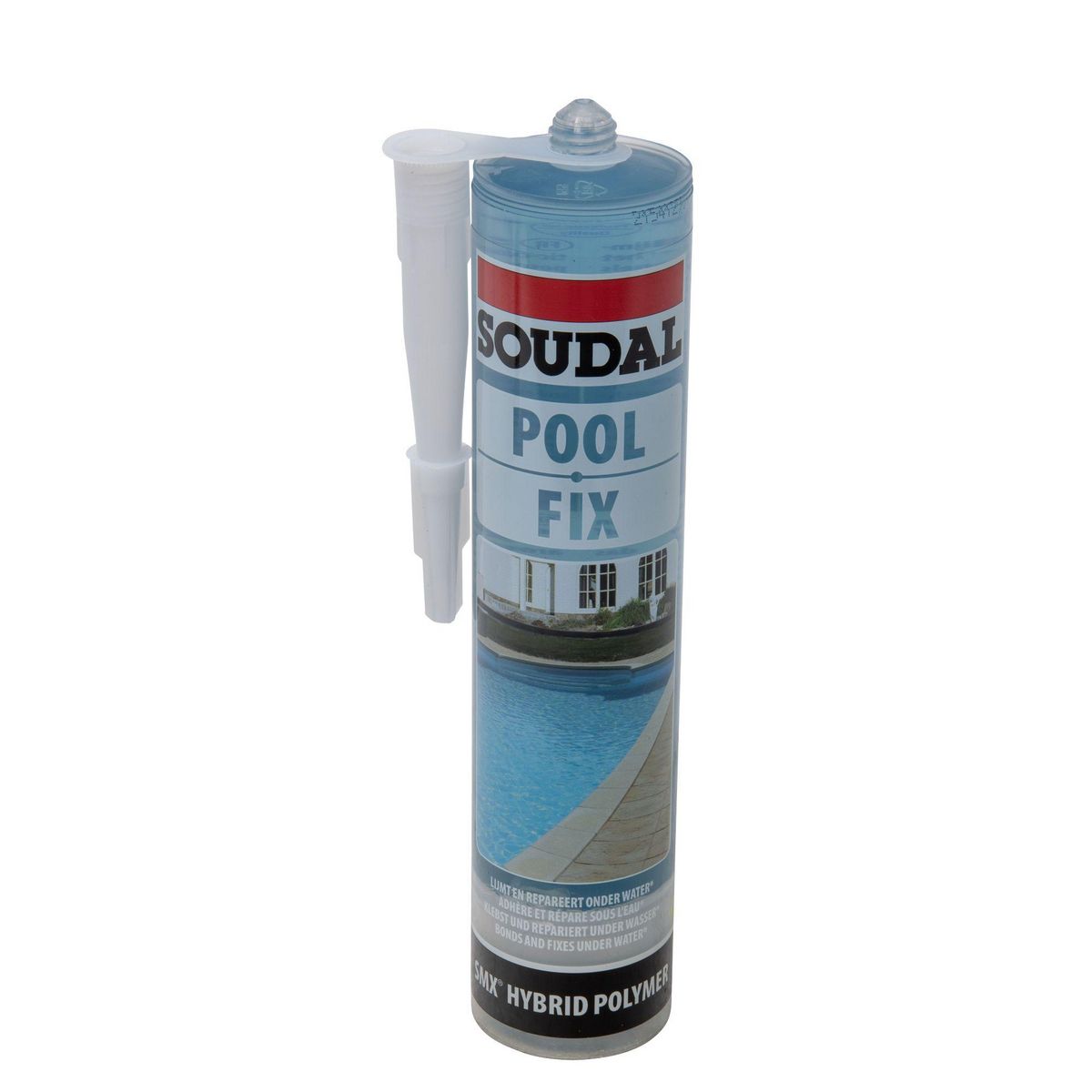 Soudal Cartouche mastic colle spécial piscine 290ml