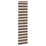 Voir la diapositive 4 : VIDAXL Store zebre marron 55x230 cm largeur du tissu 50,9 cm polyester