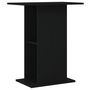 Voir la diapositive 2 : VIDAXL Support pour aquarium noir 60,5x36x72,5 cm bois d ingénierie