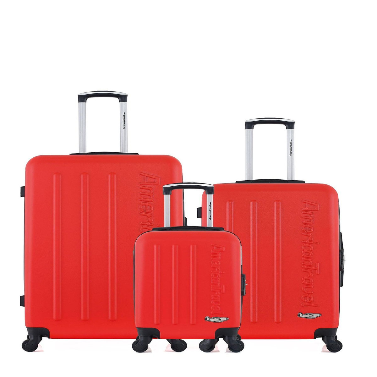 AMERICAN TRAVEL AMERICAN TRAVEL - LOT DE 3 - Valises grand format, weekend et cabine XXS BRONX