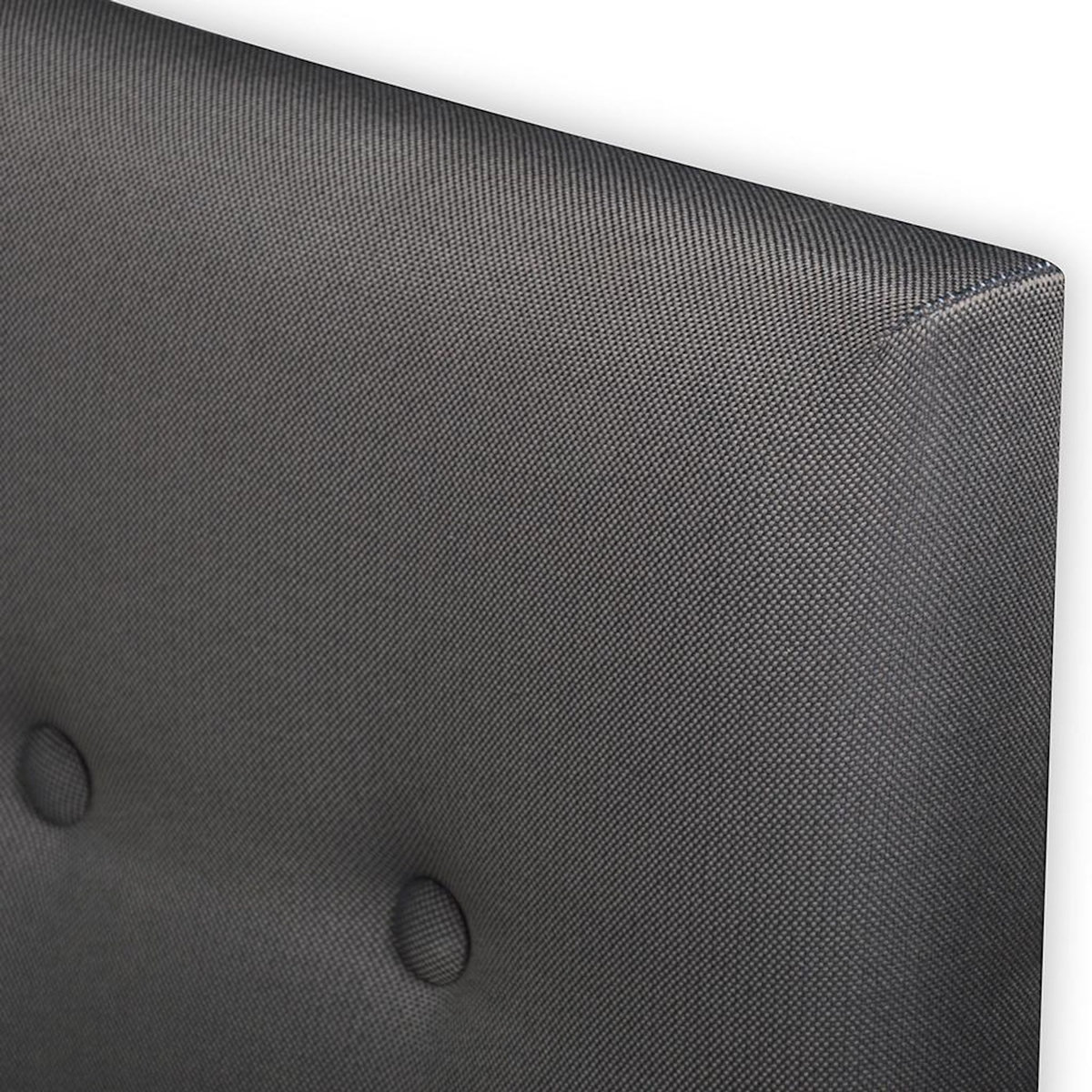 BELLECOUR BELLECOUR LITERIE | Tête de lit capitonnée MARGOT | Coloris Gris anthracite