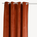 ATMOSPHERA Rideau occultant en velours COCON. Coloris disponibles : Rouge