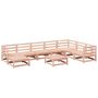 Voir la diapositive 2 : VIDAXL Salon de jardin 9 pcs bois massif sapin de douglas