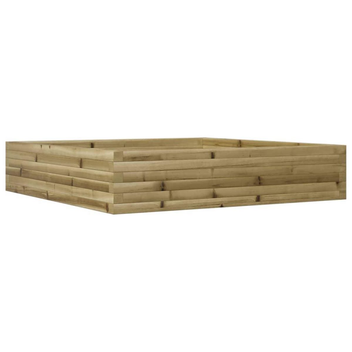 VIDAXL Jardiniere 110x110x23 cm bois de pin impregne