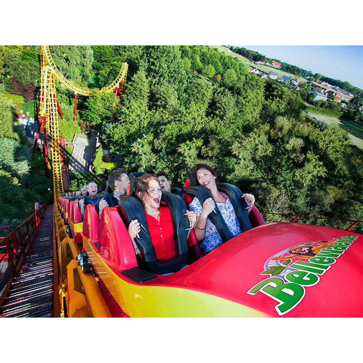 Smartbox Entrée au Parc Bellewaerde en 2024 pour 1 adulte et 1 enfant - Coffret Cadeau Sport & Aventure