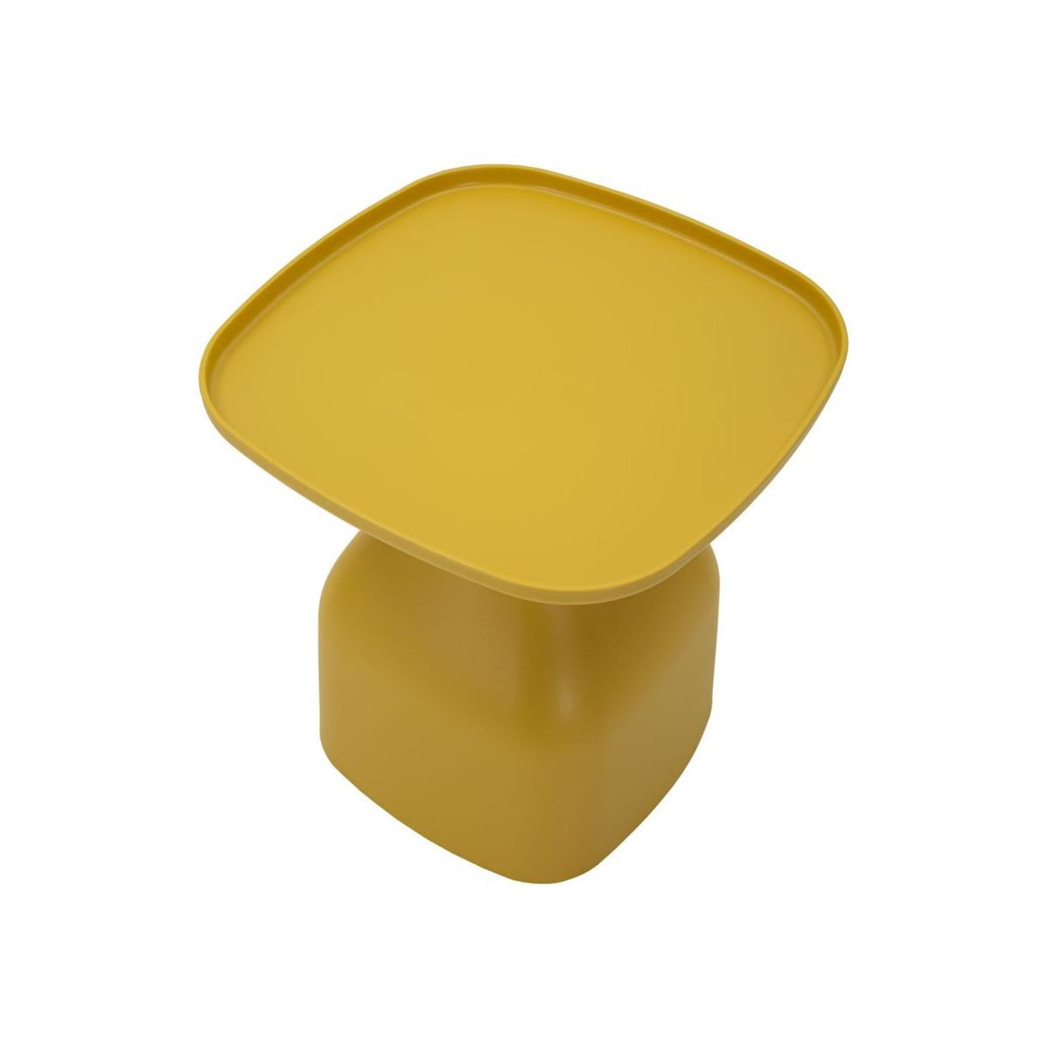 Voir la diapositive 3 : Paris Prix Table d'appoint carrée  gea  50cm jaune
