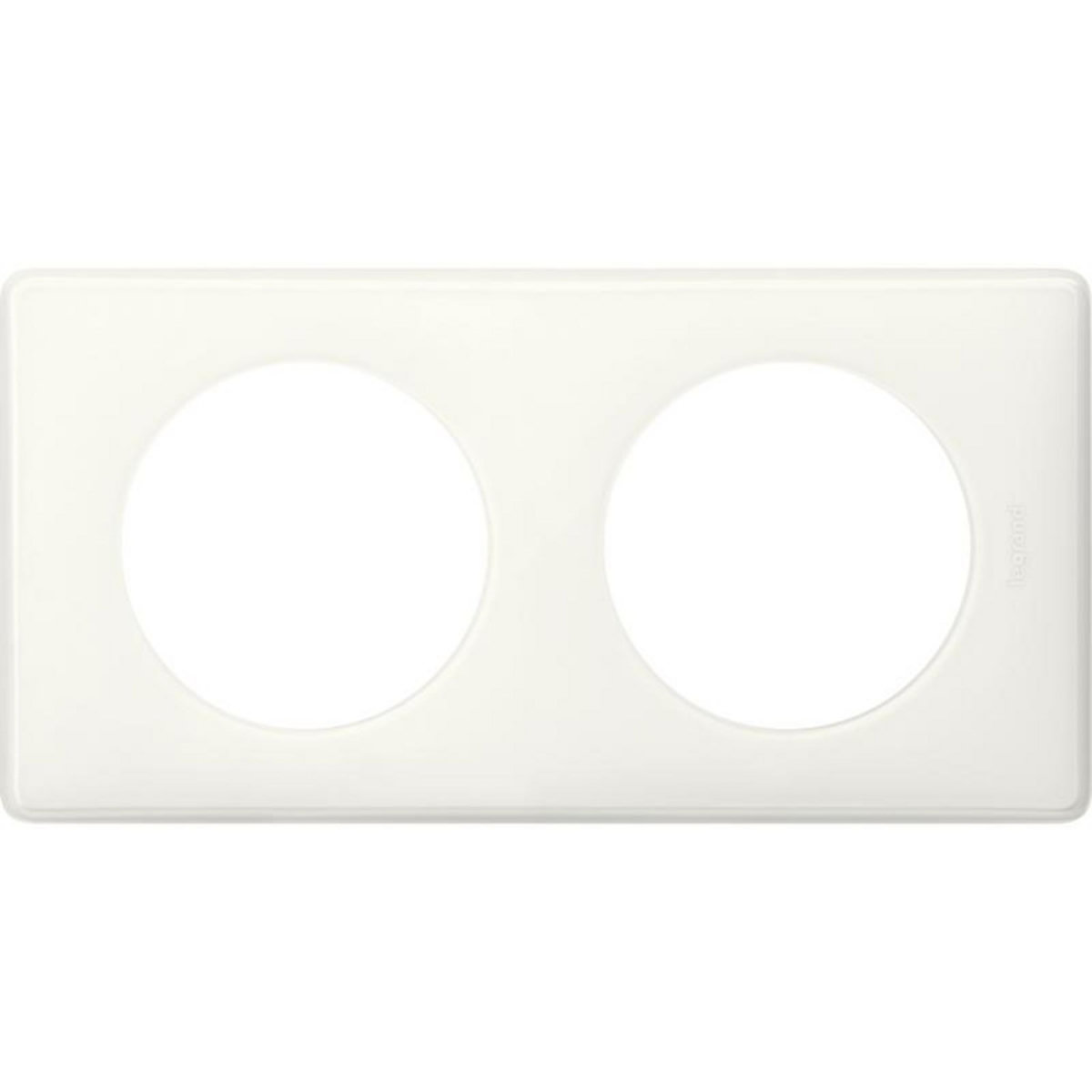 Legrand Celiane plaque 2 poste yesterday blanc