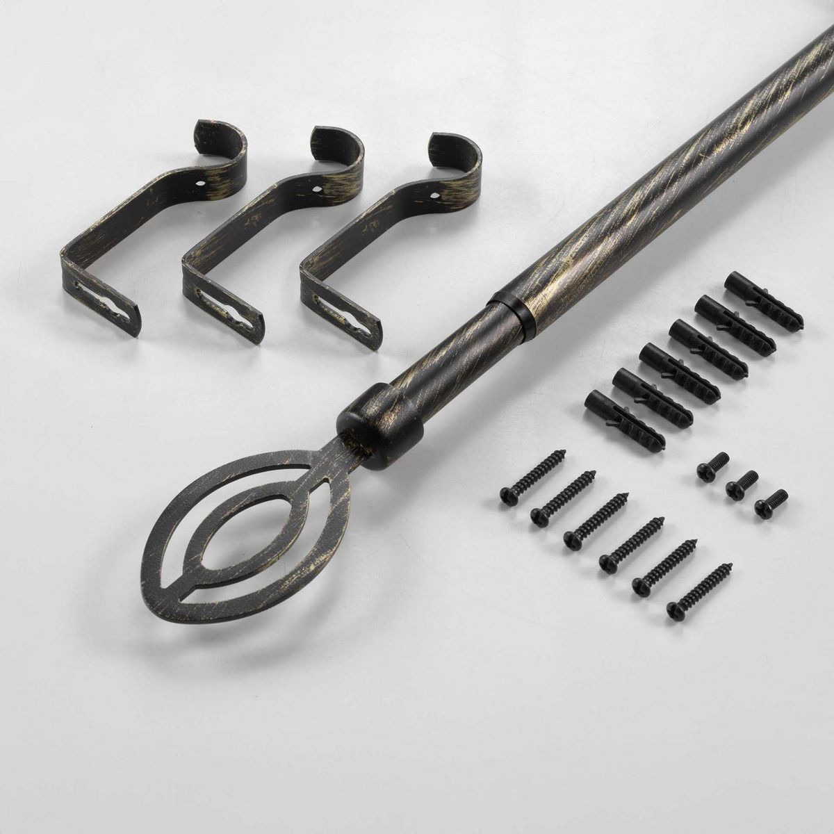 Douceur d'Intérieur Kit de tringle à rideaux extensible Ama