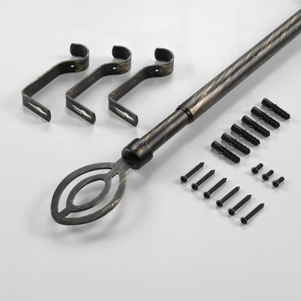 Douceur d'Intérieur Kit de tringle à rideaux extensible Ama