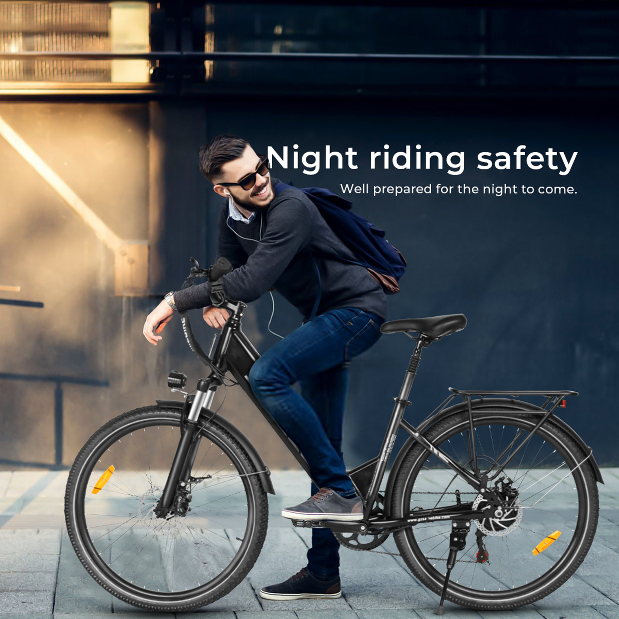 Voir la diapositive 5 : SAMEBIKE Vélo électrique urbain SAMEBIKE RS-A01 Pro-T