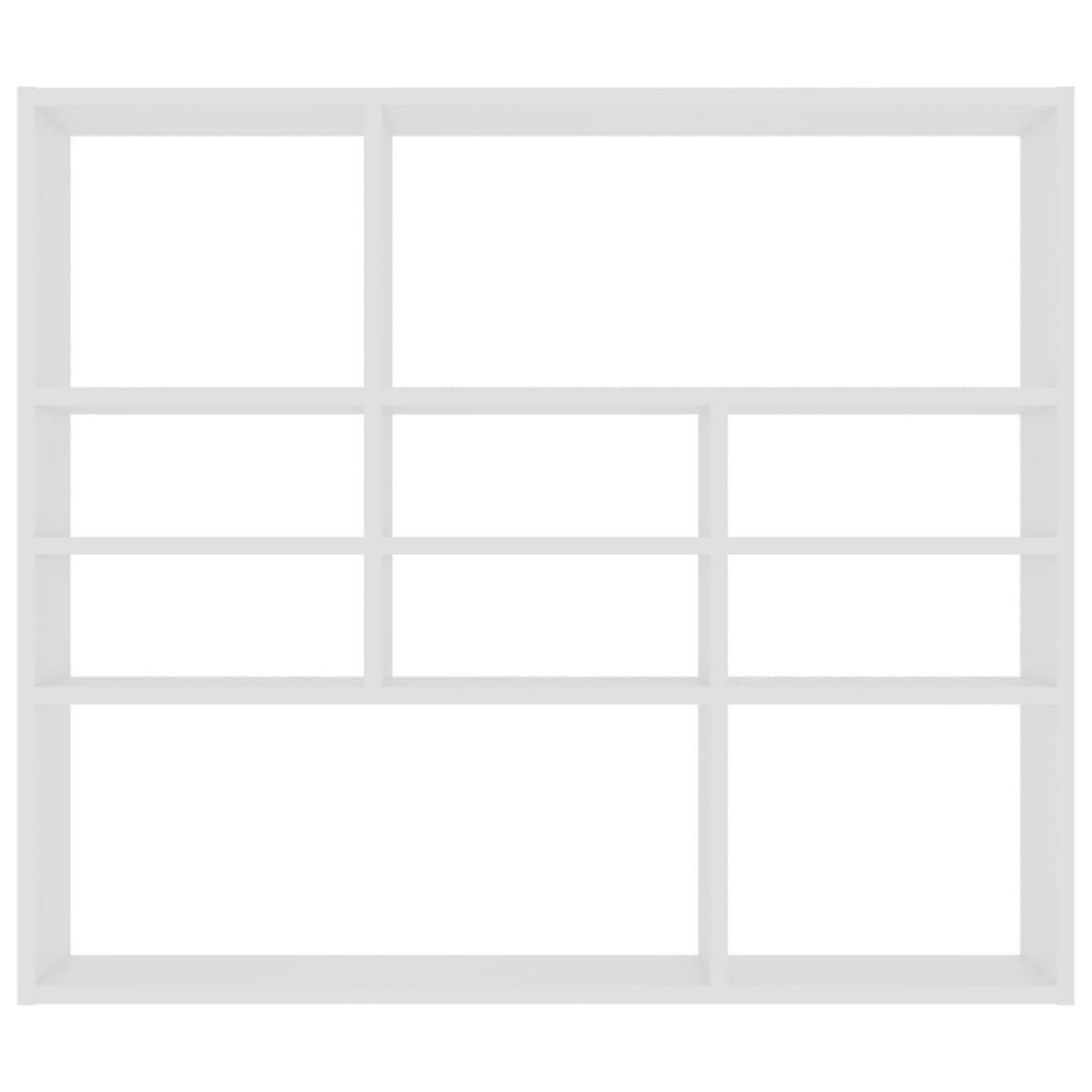 VIDAXL Etagere murale Blanc 90x16x78 cm Bois d'ingenierie