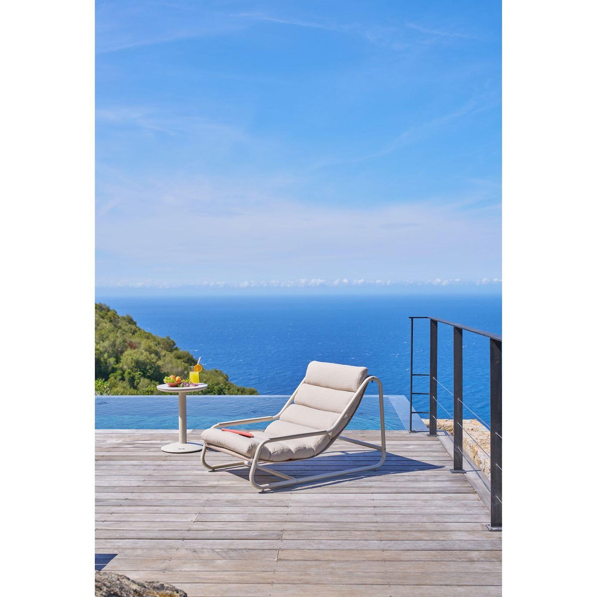 HESPERIDE Table d'appoint de jardin ronde SOLETIA