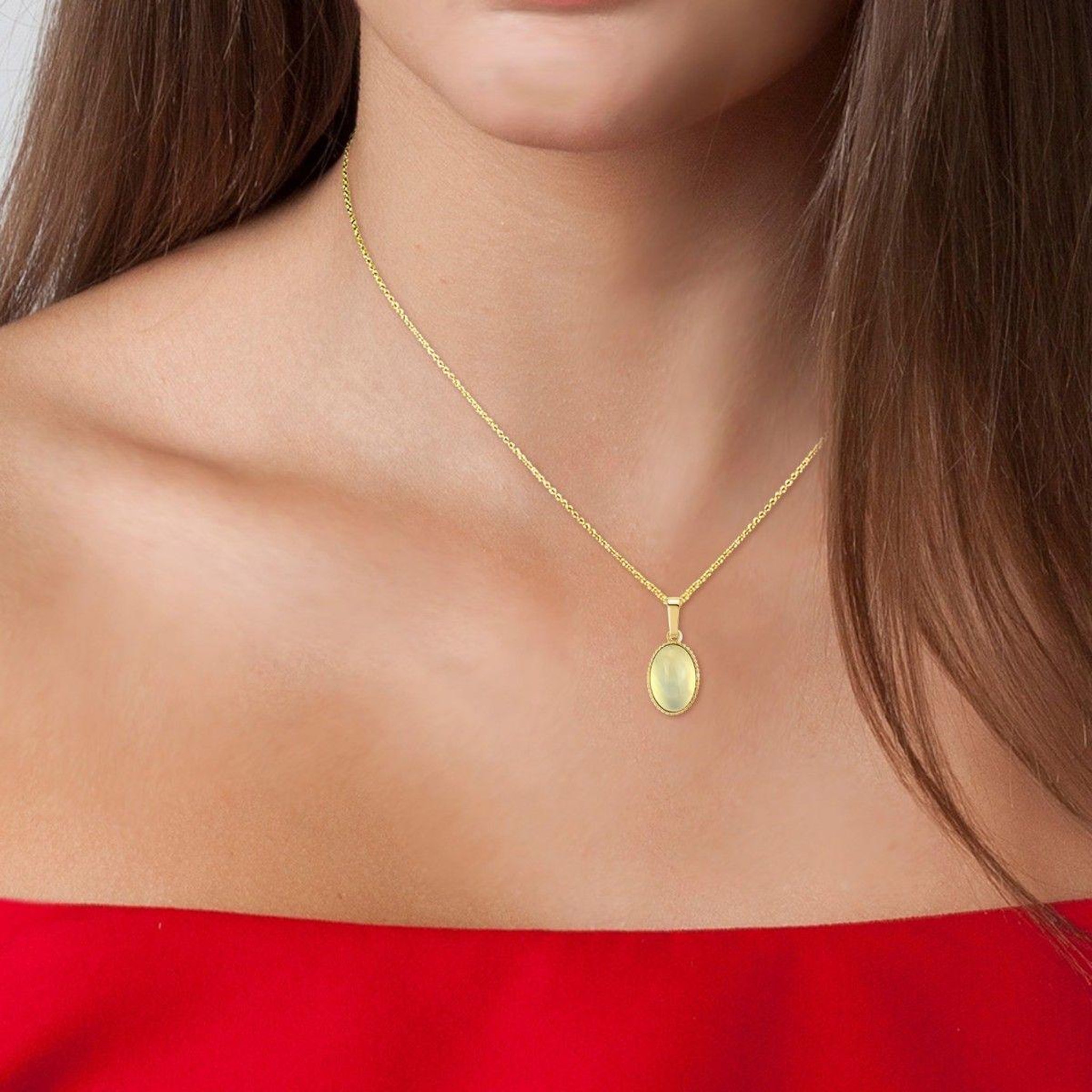 Voir la diapositive 2 : SC BOHEME Collier SC Bohème orné d'un onyx blanc en Métal rhodié Finement doré