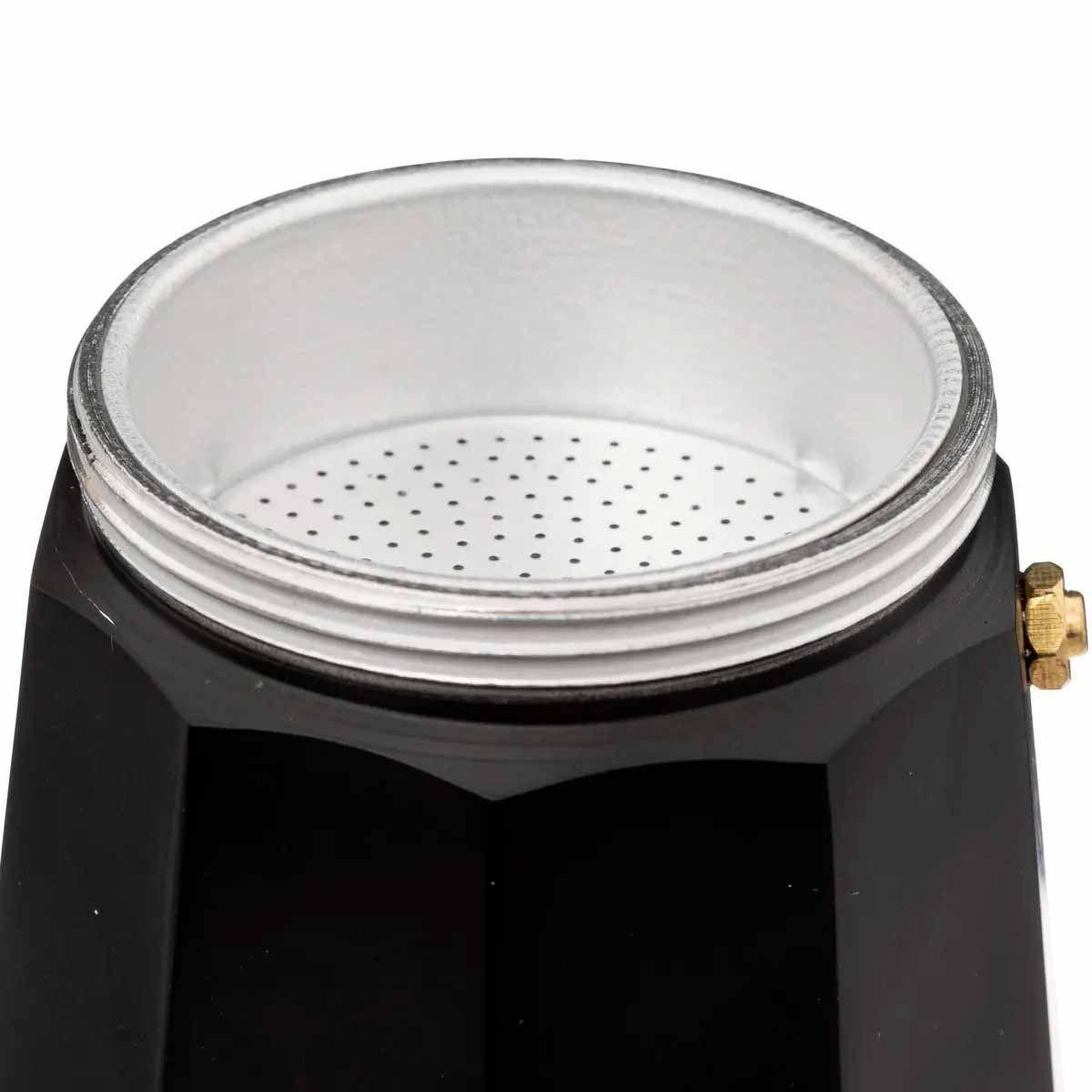Voir la diapositive 4 : SECRET DE GOURMET Cafetière italienne  elvia  30cl noir
