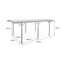 Voir la diapositive 5 : SWEEEK Carport de 15m² en aluminium anthracite et polycarbonate - Le Mans 5x3m - abri de voiture 500 x 300 x 220 cm