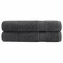 Voir la diapositive 1 : VIDAXL Serviettes de qualité supérieure SOLUND 2 pcs anthracite