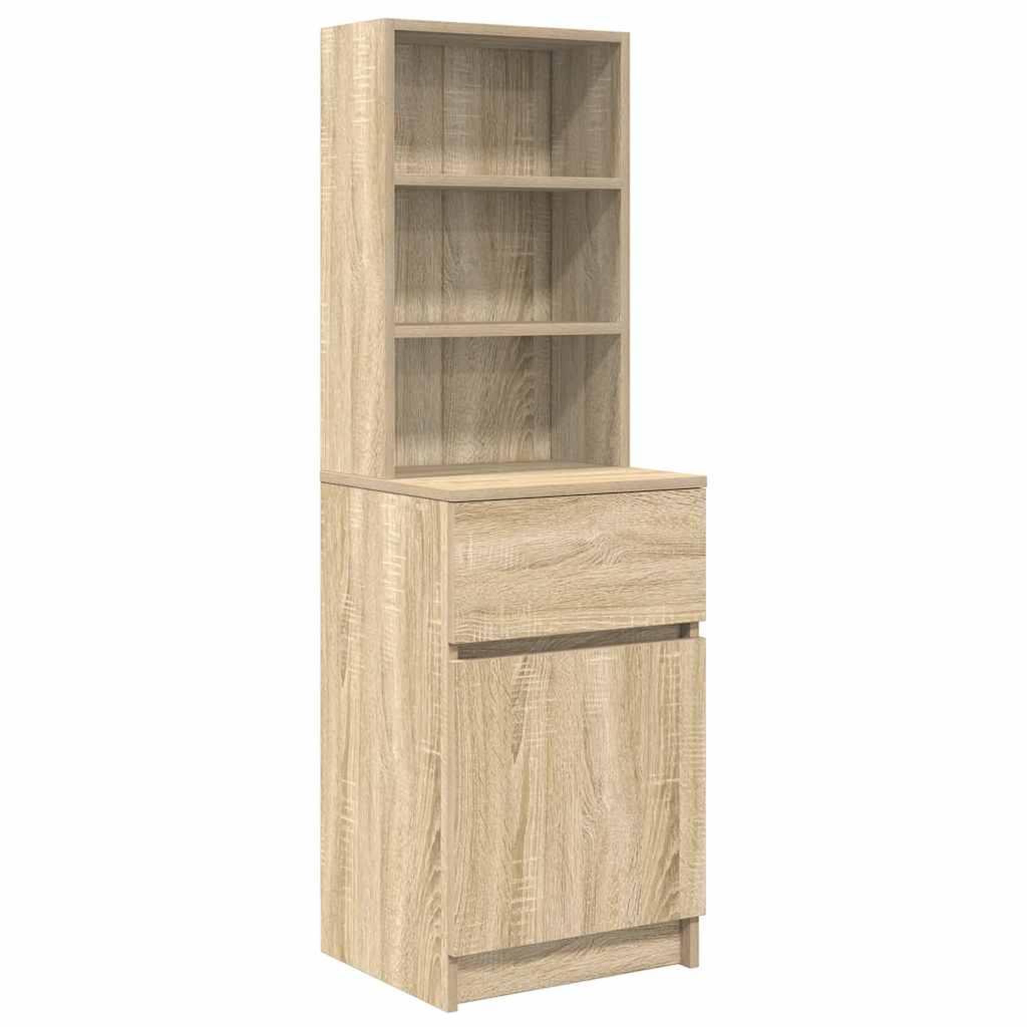 Voir la diapositive 2 : VIDAXL Table de chevet chene sonoma 39x35x125 cm bois d'ingenierie
