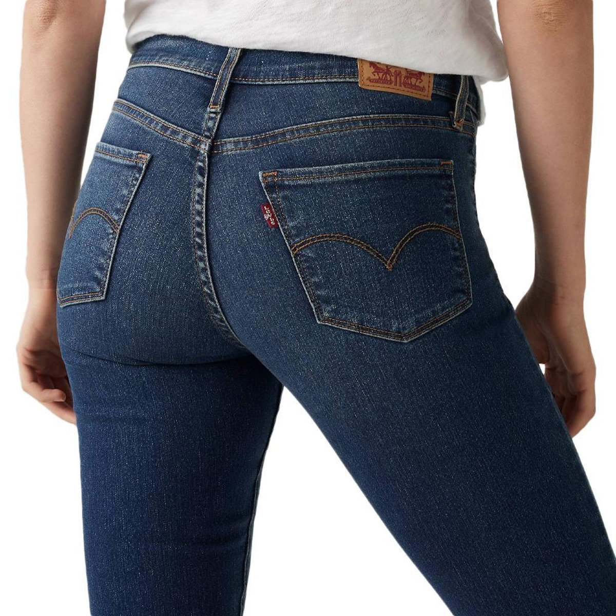 Levi's Jean 314 Bleu Foncé Femme Levi's Shaping Shaping