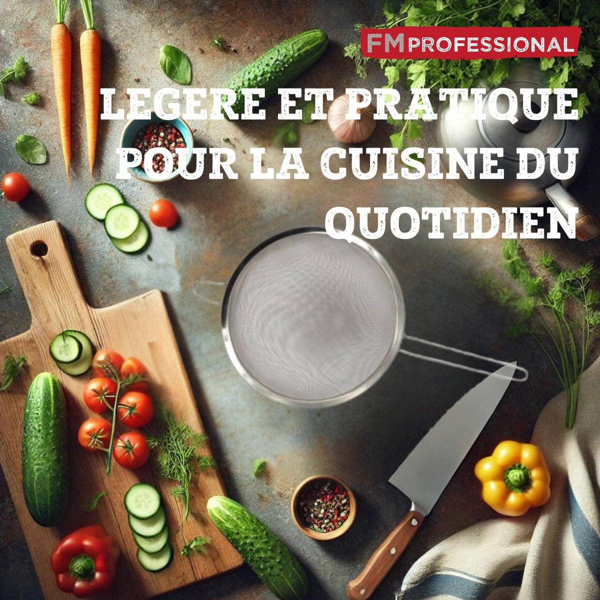 Voir la diapositive 5 : FM PROFESSIONAL Ensemble de 2 passoires inox 15 cm fm professional