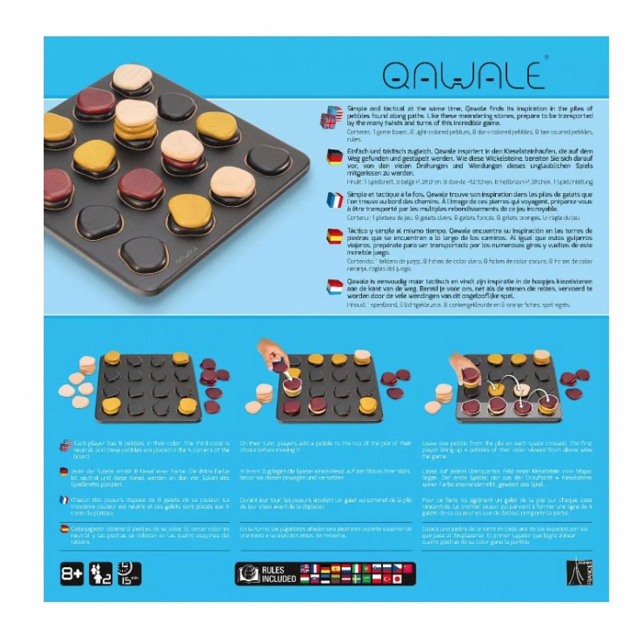Voir la diapositive 3 : Gigamic Qawale - Jeu de strategie a deux