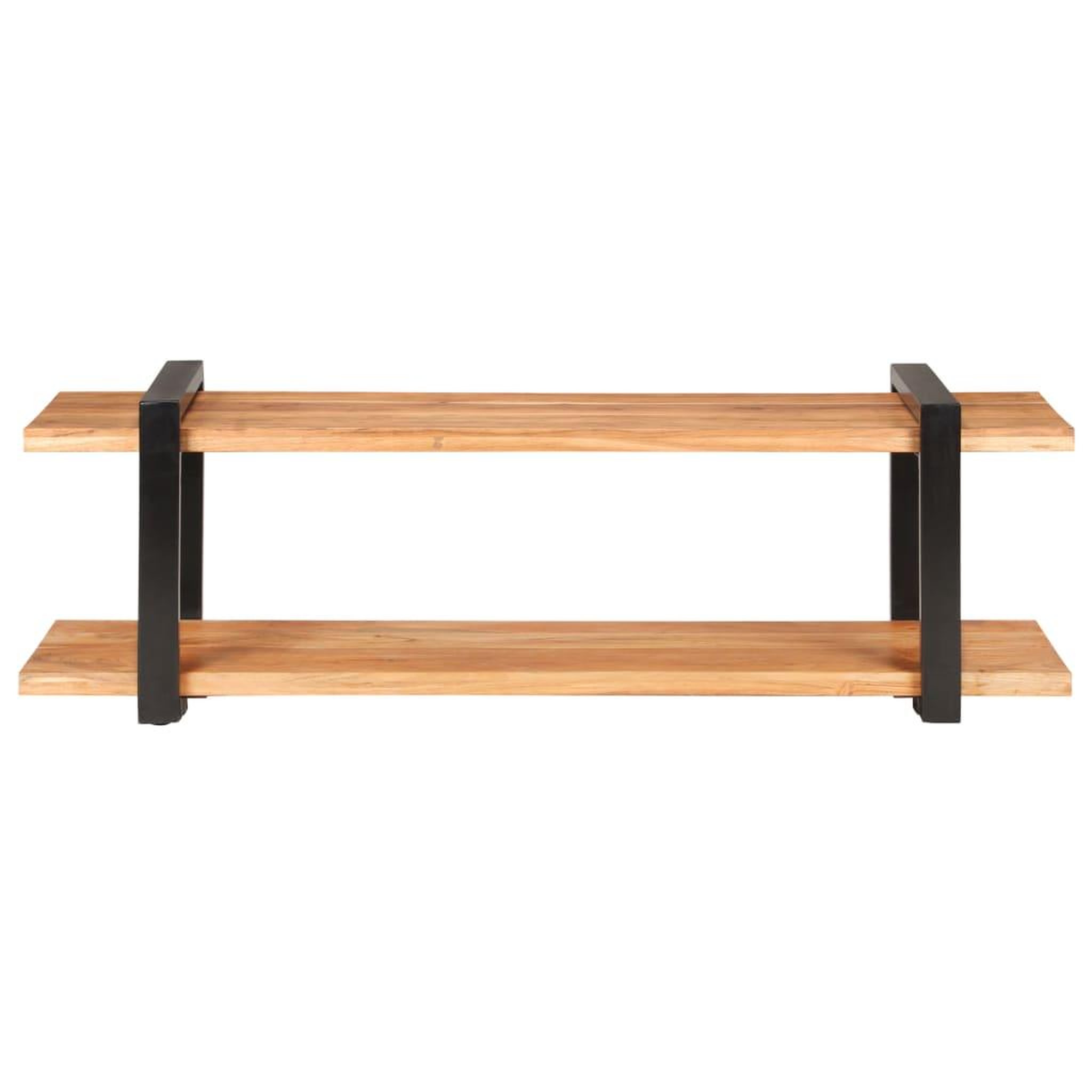 Voir la diapositive 2 : VIDAXL Meuble TV 130x40x40 cm Bois d'acacia solide