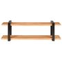 Voir la diapositive 2 : VIDAXL Meuble TV 130x40x40 cm Bois d'acacia solide