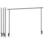 Voir la diapositive 4 : ProGarden ProGarden Tige de table decorative avec pince de table Metal Noir