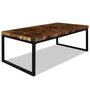 Voir la diapositive 3 : VIDAXL Table basse Teck Resine 110x60x40 cm