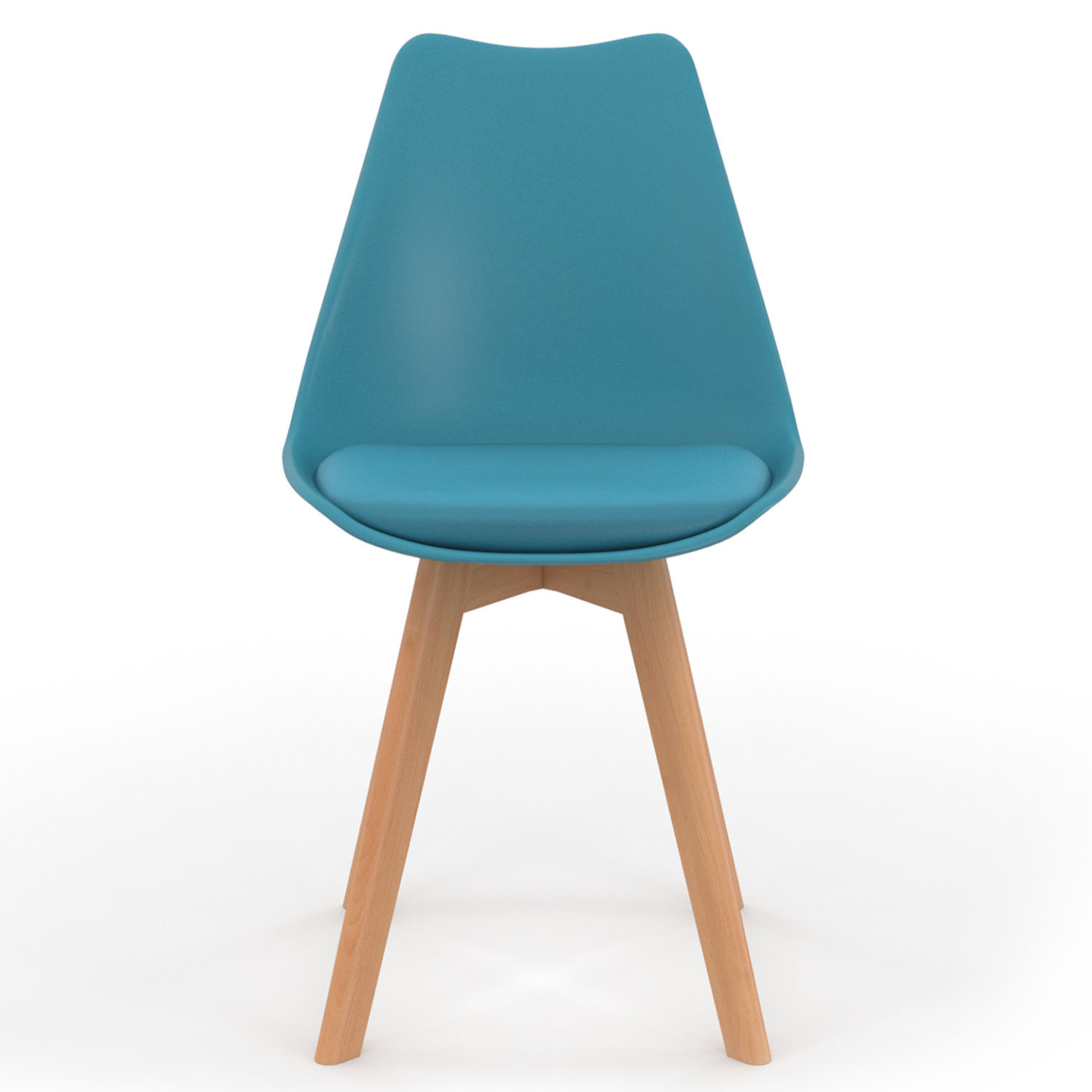 Voir la diapositive 3 : ID MARKET Lot de 6 chaises scandinaves sara mix color pastel rose, blanc, gris clair x2, bleu x2