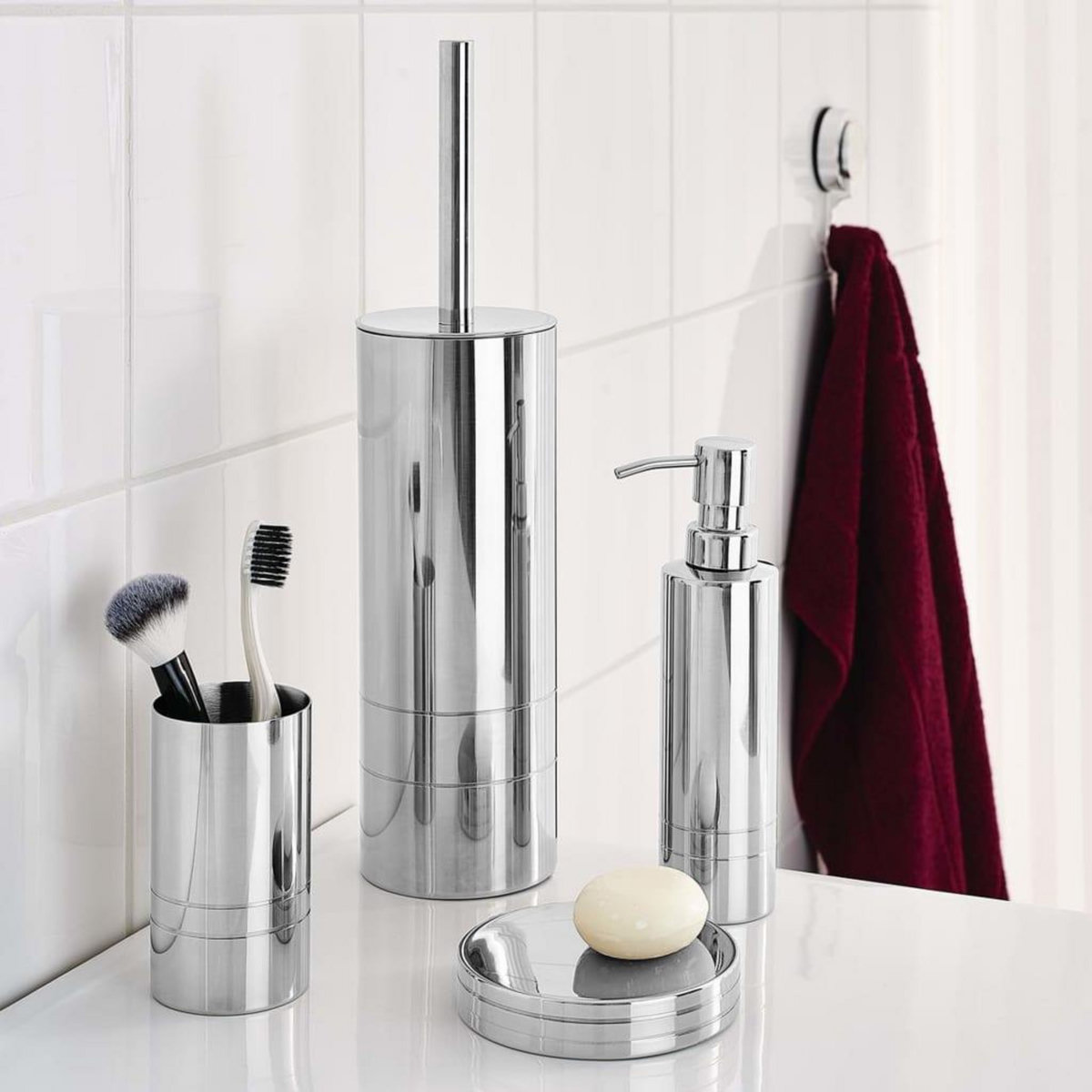 RIDDER RIDDER Brosse de toilette London Chrome