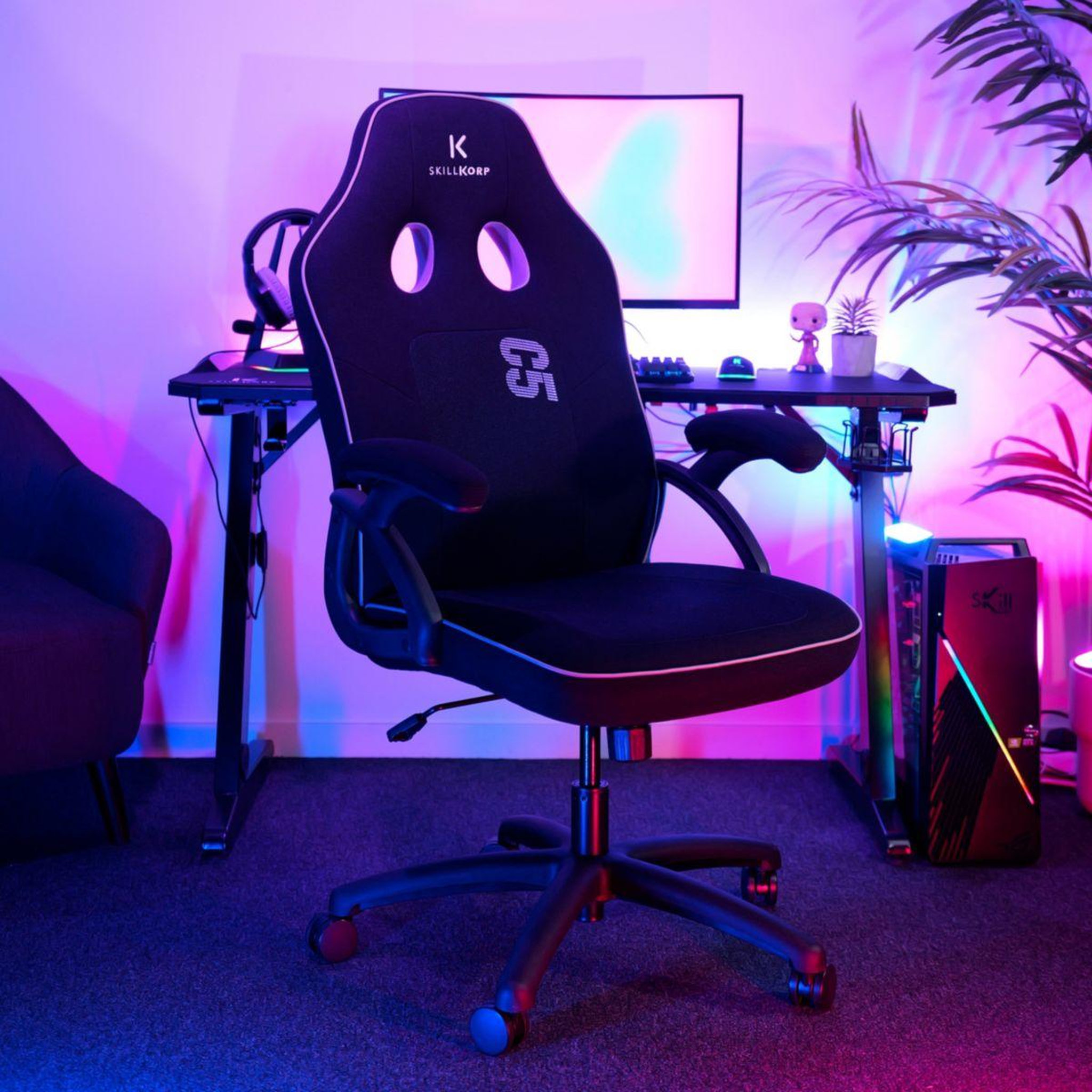 Voir la diapositive 2 : SKILLKORP Chaise gaming C5