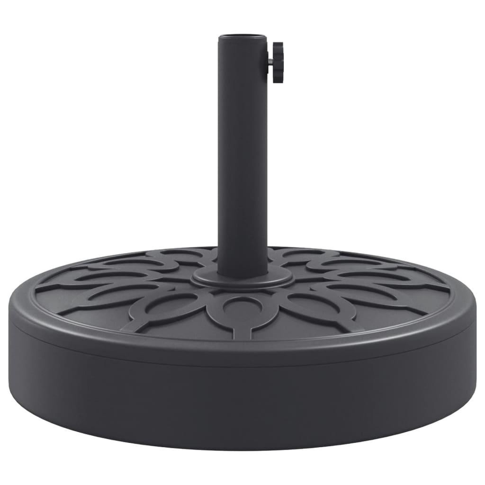 Voir la diapositive 5 : VIDAXL Base de parasol pour mats Ø38 / 48 mm 25 kg rond