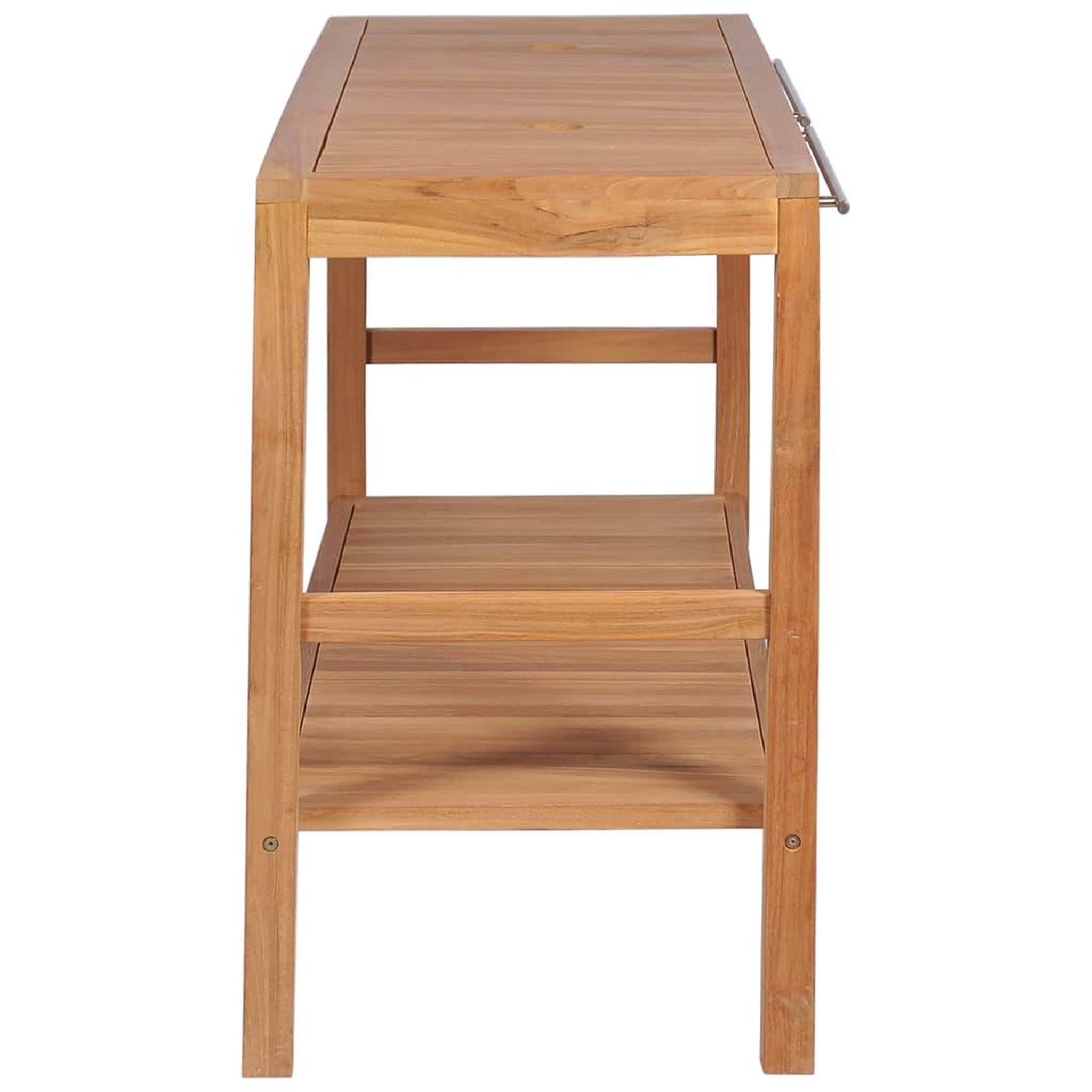 Voir la diapositive 4 : VIDAXL Meuble-lavabo de salle de bains Teck massif 132x45x75cm