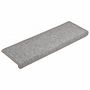 Voir la diapositive 3 : VIDAXL Tapis d'escalier 15 pcs 65x21x4 cm Gris clair